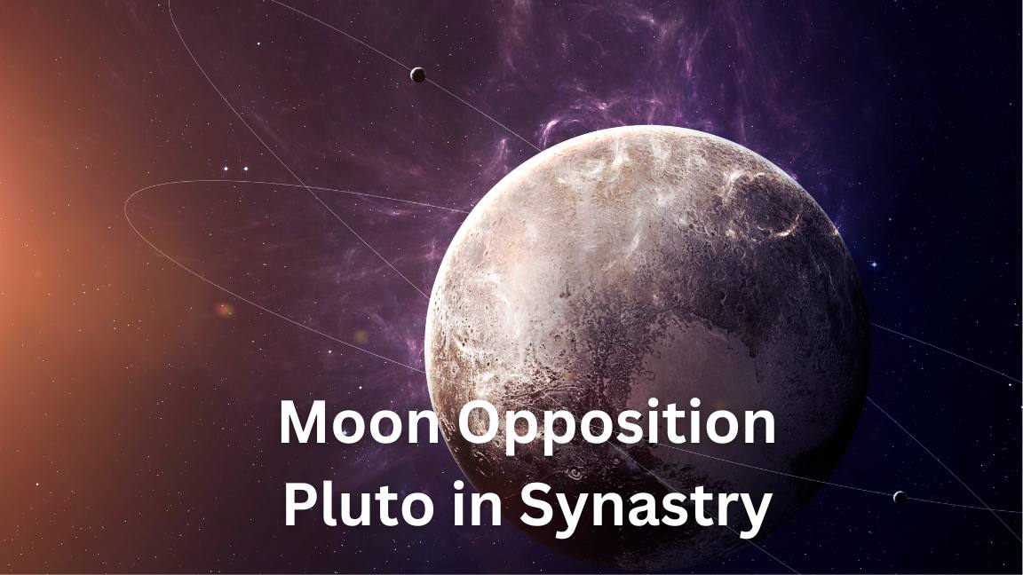Significado de la carta de sinastría de Plutón en oposición a la luna