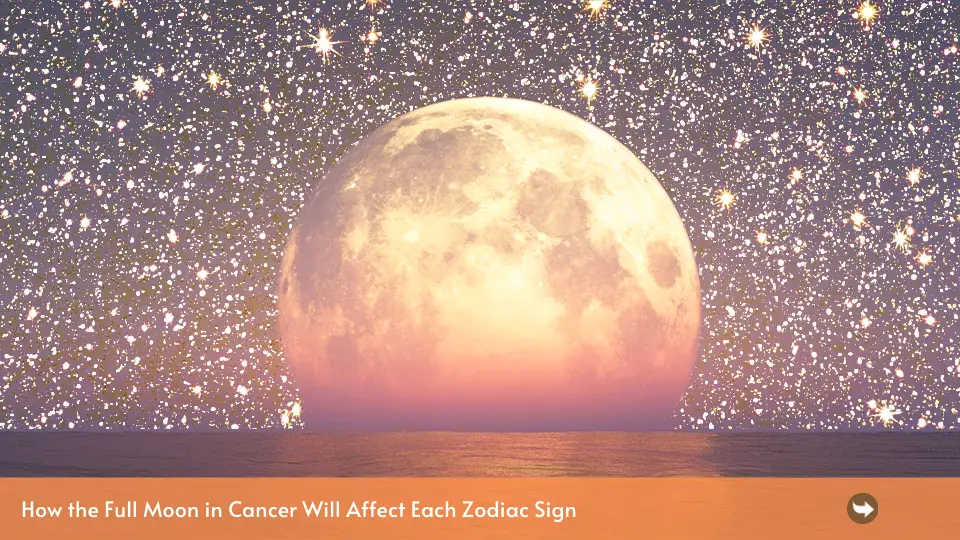 Estos 4 signos del zodíaco sentirán más la luna llena de diciembre en Cáncer