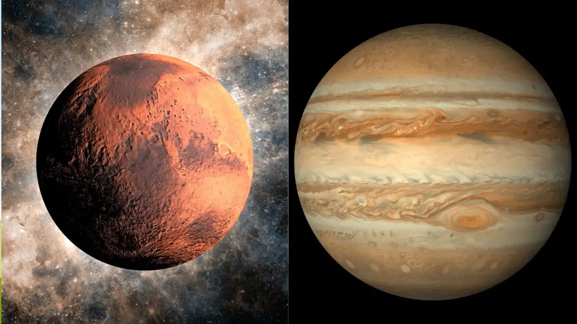 Significado de la sinastría de Marte en conjunción con Júpiter