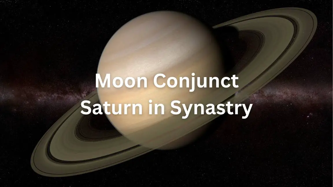 Significado de la sinastría de la luna en conjunción con Saturno