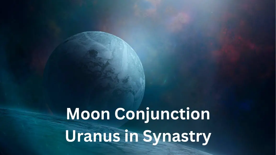 Significado de la carta de sinastría Luna Conjunción Urano
