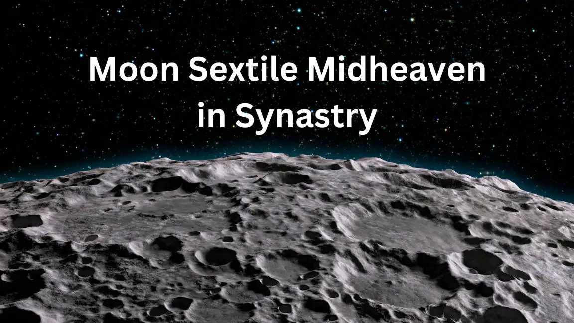 Significado del gráfico de sinastría del Medio Cielo del sextil lunar
