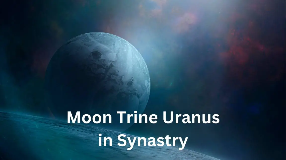 Significado de la carta de sinastría Luna Trígono Urano