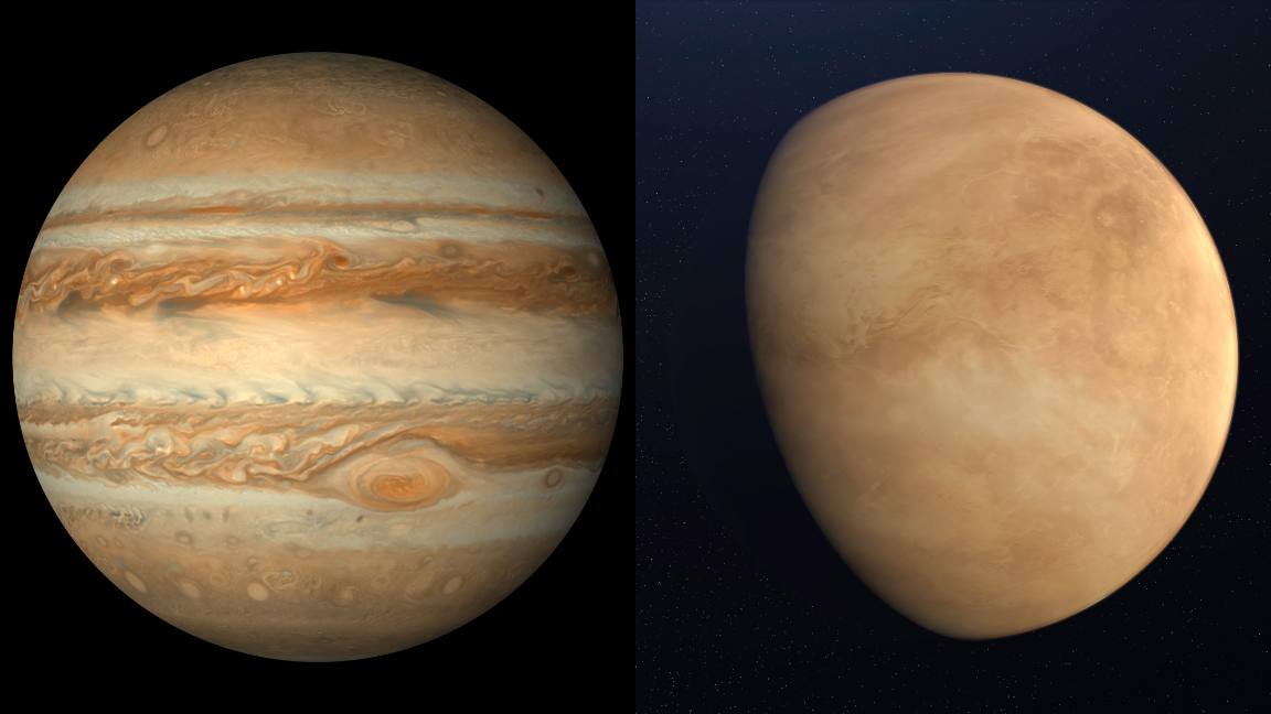 Significado de la tabla de sinastría de Venus y conjunción de Júpiter