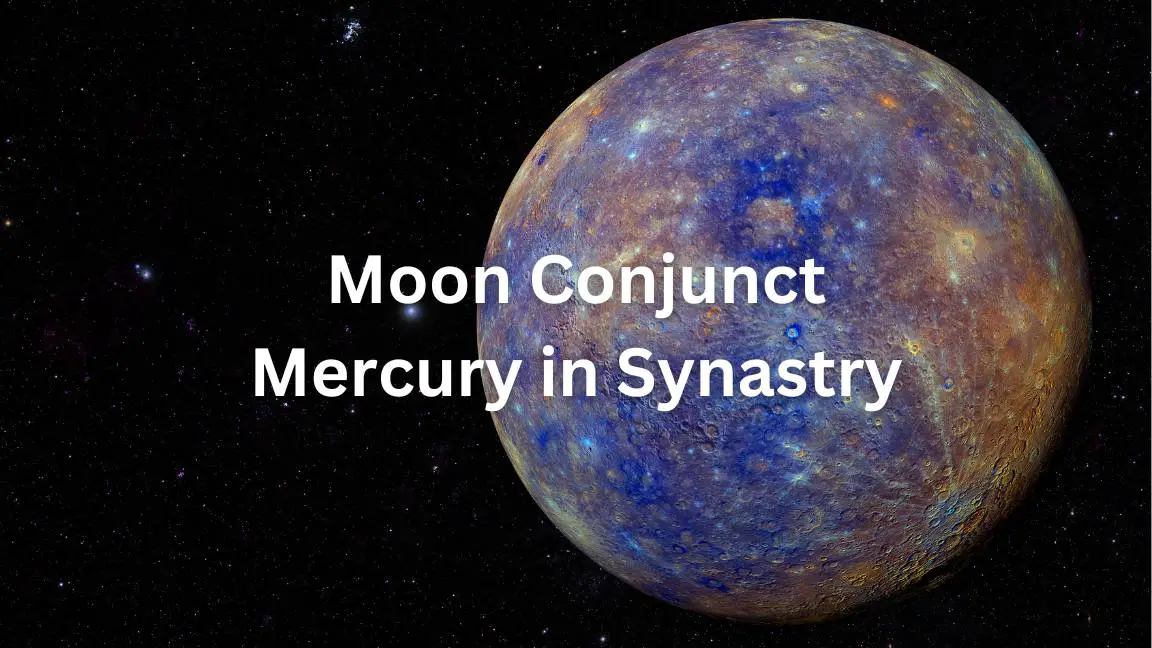 Significado de la tabla de sinastría de Mercurio en conjunción con la Luna