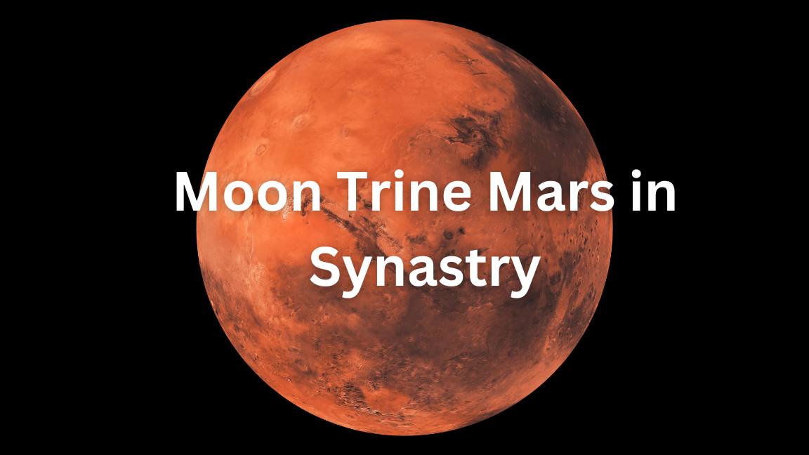 Luna Trígono Marte Sinastría Gráfico Significado